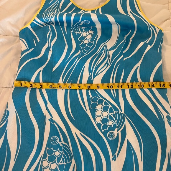 Lily Pulitzer Resort White Joe Fish Delia Shift Dress - Picture 4 of 6